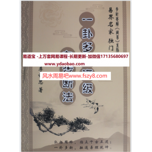 李计忠六爻一卦多断高级九步断法电子版pdf349页 李计忠六爻实例解析百度网盘下载