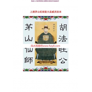 上清茅山旺相堂大显威灵法本电子书pdf37页百度网盘下载 茅山大显威灵法本上清茅山派