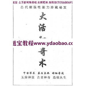 大活阳奇术pdf