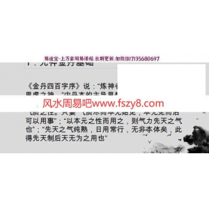 杨三七元神金丹录像3集+讲义pdf-杨三七元神金丹功法金丹修炼课程