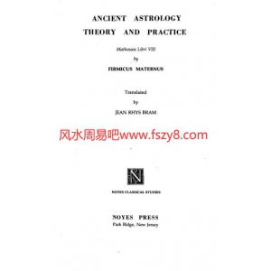 AncientAstrologyTheoryandPracticePDF电子书籍340页 AncientAstrologyTheoryandPractice书籍扫描