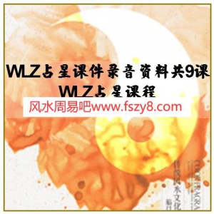 WLZ占星课件录音资料共9课 WLZ占星课程