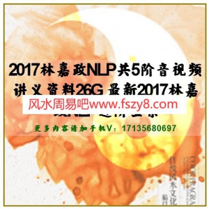 2017林嘉政NLP共5阶音视频讲义资料26G 2017林嘉政NLP进阶音视频百度网盘下载