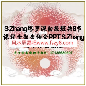 S.Zhang塔罗课初级班共8节课程全部音频含PPT S.Zhang塔罗课初级班