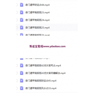 朱源熙奇门遁甲奇门基础课程-朱源熙奇门遁甲高级研修班46集视频