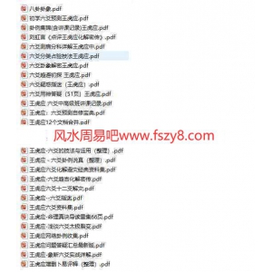 王虎应六爻资料全集29册pdf 王虎应六爻书籍百度网盘合集