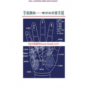 手相揭秘-教你如何看手相pdf详细教程电子版百度云下载