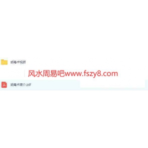 2021胡毒术玄灵老师课程录像+资料 玄灵胡毒魔法巫术百度网盘下载