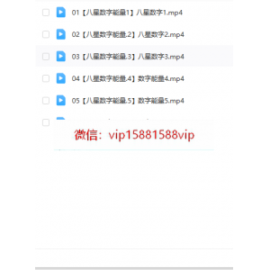 九岳山人  八星数字视频6集