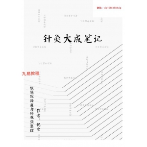 针灸大成笔记pdf 67页 根据倪海厦老师视频整理 百度云下载！