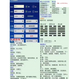 南方手机六爻断卦鸿运破解版 百度云下载!