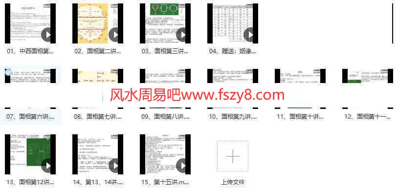 【七星山人传道】面相录像系列课-15集百度云课程