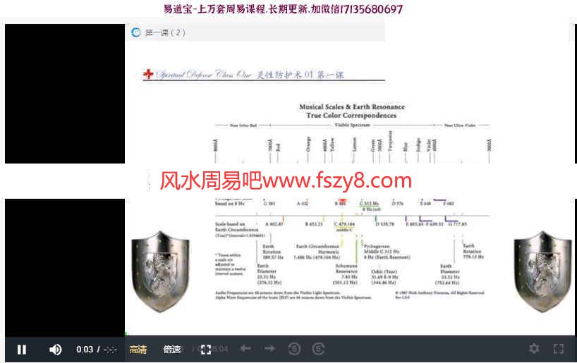 灵性防护术录像5集百度云 能量保护灵性防护术灵性自我防护课程(图1)