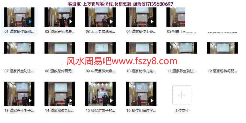 谷晟阳亲传弟子班课程视频31集 含道家符咒养生功法(图3)