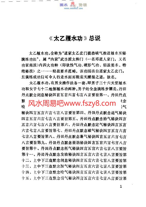 轻盈要术-太乙履水功PDF电子书籍253页 轻盈要术-太乙履水功书籍扫描(图2)