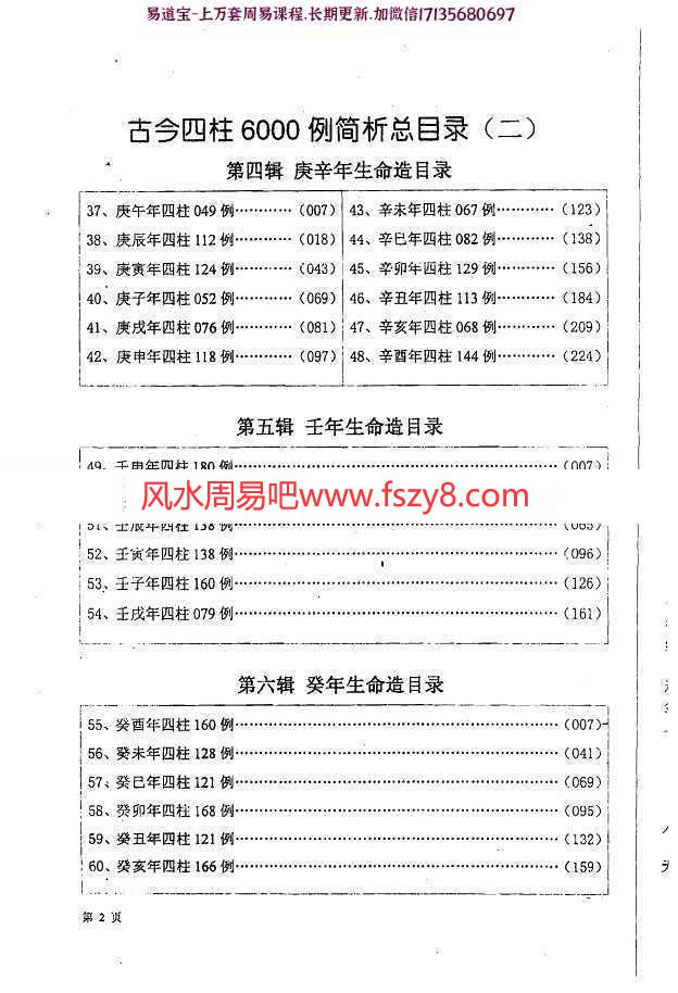 癸年生人命造1000例：李洪成-古今四柱6000例简析pdf电子版百度云网盘下载(图3)