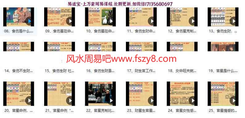 赖冠杨八字命理系列课程视频32集 含十神的各种作用方式(图3)