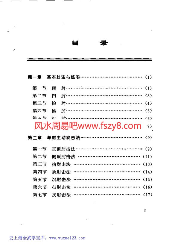 安在峰肘法动作