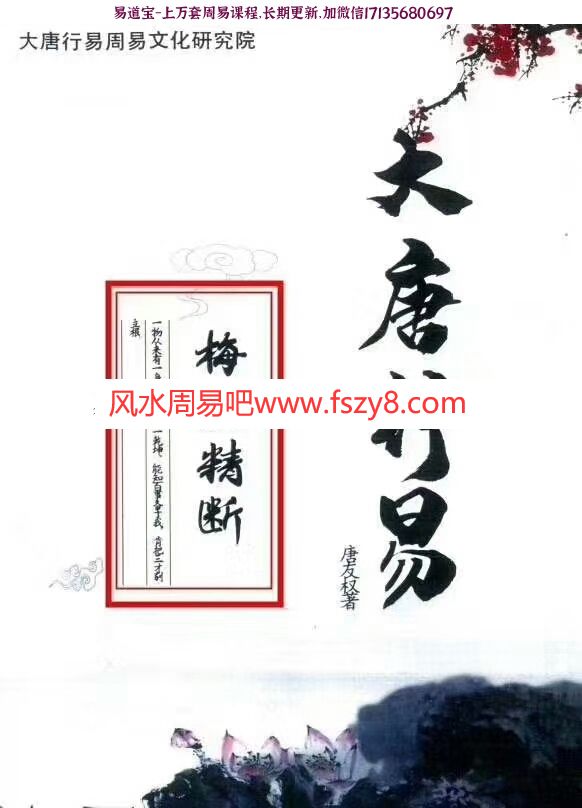 唐友权-大唐行易梅花精断319页 唐友权大唐行易梅花精断高清电子版(图1)