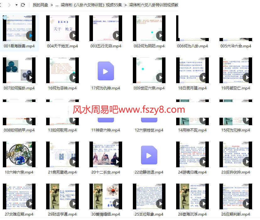 梁炜彬六爻八卦二期班+八卦六爻特训班录像共55集-梁炜彬八卦六爻六爻基础课程(图7)