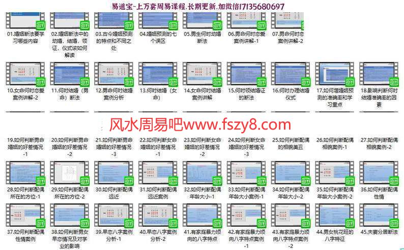 北源八字婚姻断法视频91节 含八字断婚姻实战案例(图8)