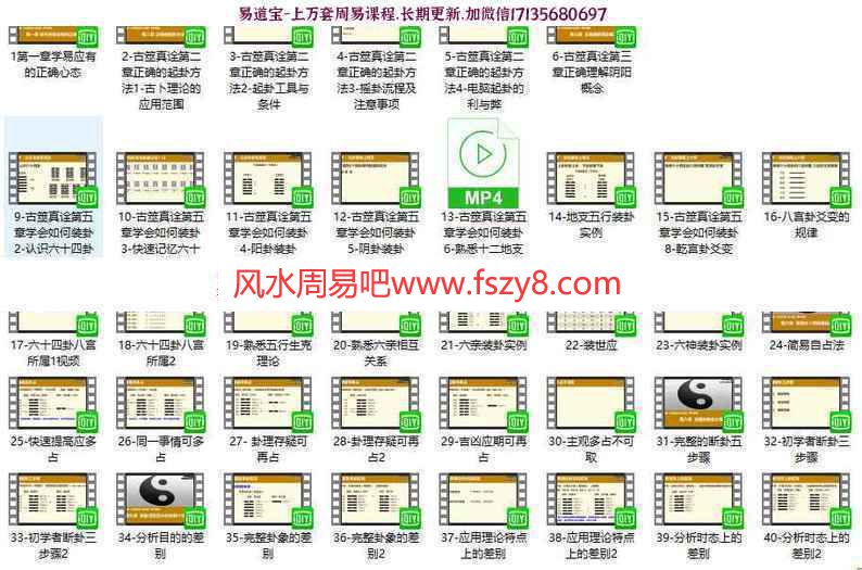 朱辰彬古筮学习资料百度网盘下载 朱辰彬老师古筮真诠六爻真传84集视频非朱辰彬讲解(图1)