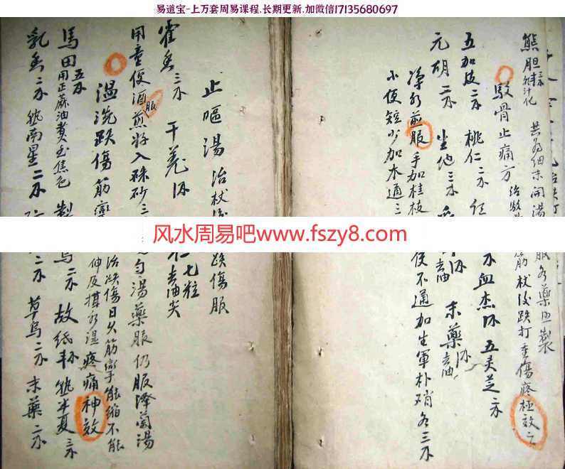 家传跌打医书药方手抄本电子版pdf43页 伤科药酒中医学习资料百度云下载(图7)