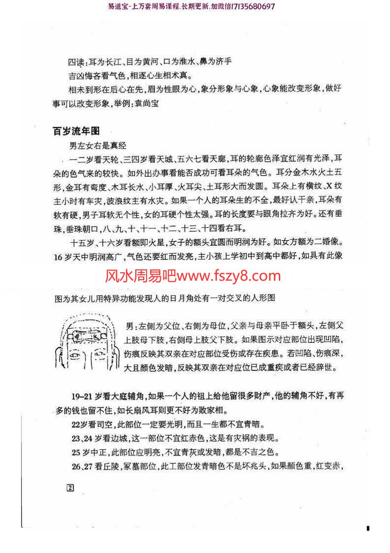 古籍书阁：盛书笙古相法函授教材研修班课堂笔记pdf电子版电子版(图3)