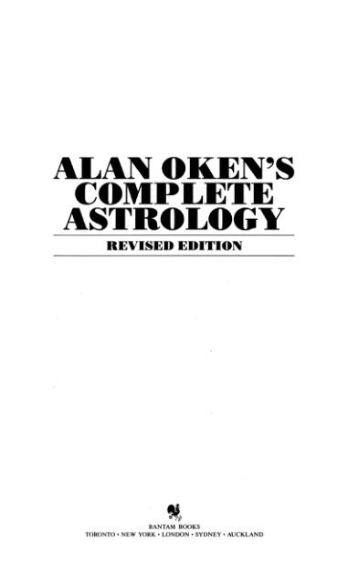 阿兰欧肯AlanOken’sCompleteAstrologyPDF电子书639页 阿兰欧肯AlanOken’sCompleteAstrology电子书百度网盘下载(图4)