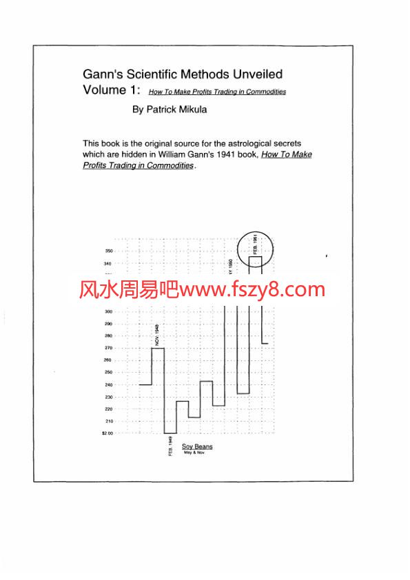 Gann’sScientificMethodsUnveiledVol1PDF电子书籍325页 Gann’sScientificMethodsUnveiledVol1书籍扫描(图1)