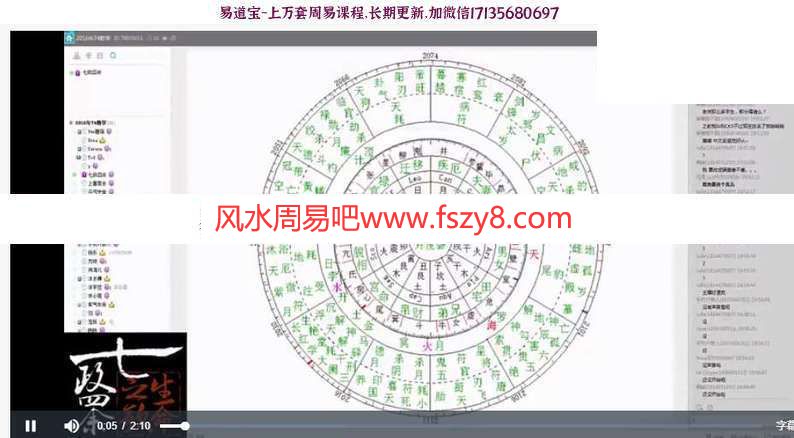 生命之歌2016年七政四余课程音视频26课 含七政四余教学资料(图3)