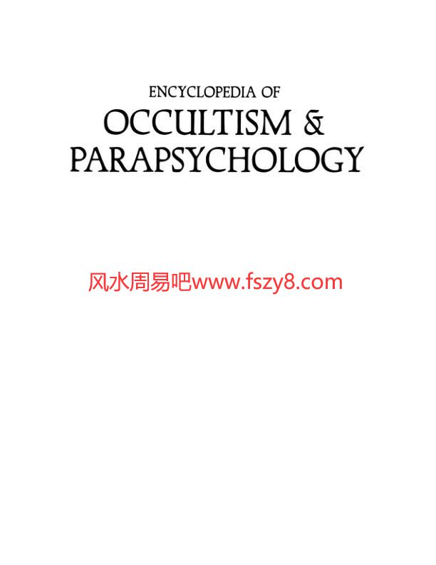 神秘学大辞典上卷-PDF电子书籍954页 神秘学大辞典上卷-书籍扫描(图2)