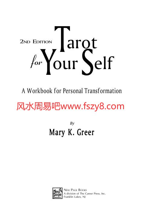 MKG-TarotforYourselfPDF电子书籍300页 MKG-TarotforYourself书籍扫描(图2)