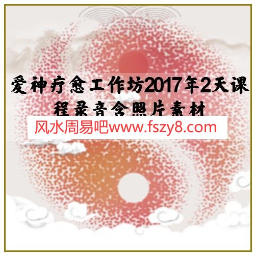 爱神疗愈工作坊2017年2天课程录音含照片素材