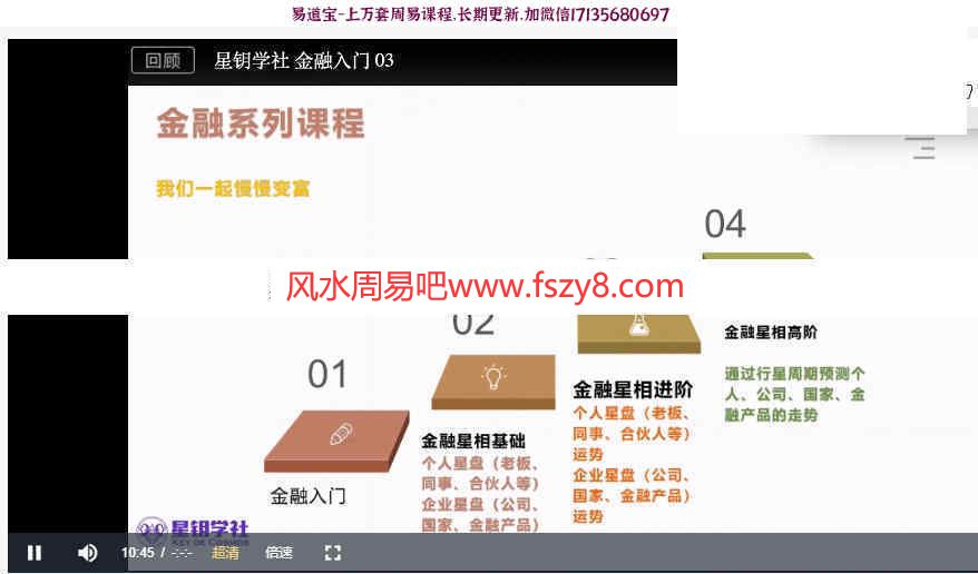 星钥学社金融1级入门15集视频+人人必学的微信群赚钱方法视频课程16节 星钥金融分析金融投资金融入门微信群赚钱方法(图7)