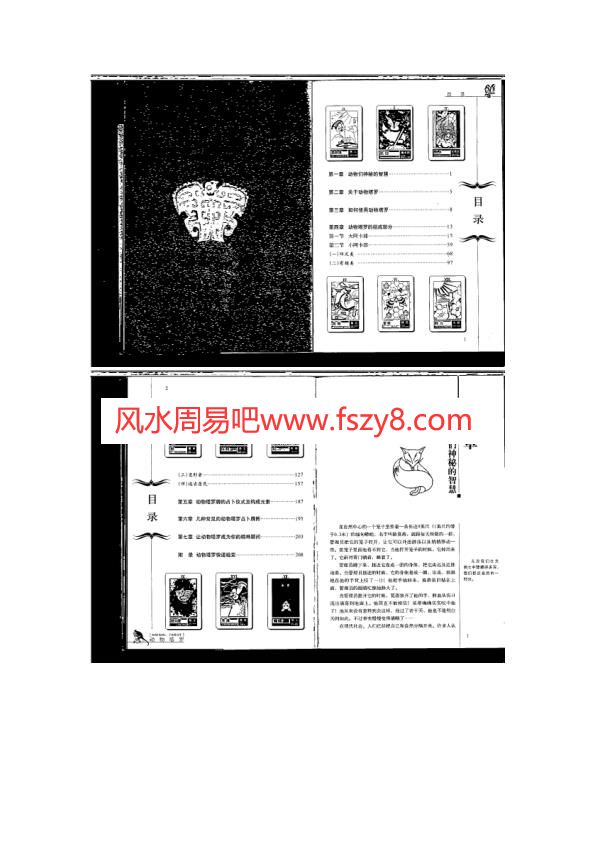 动物塔罗PDF电子书籍55页 动物塔罗书籍扫描(图1)