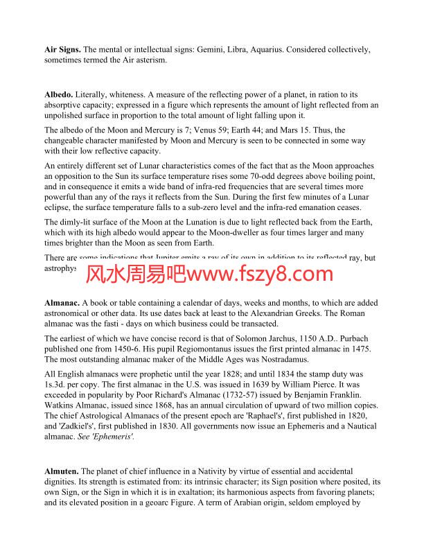 EncyclopediaofAstrologyNicholasdeVore-PDF电子书籍347页 EncyclopediaofAstrologyNicholasdeVore-书籍扫描(图4)