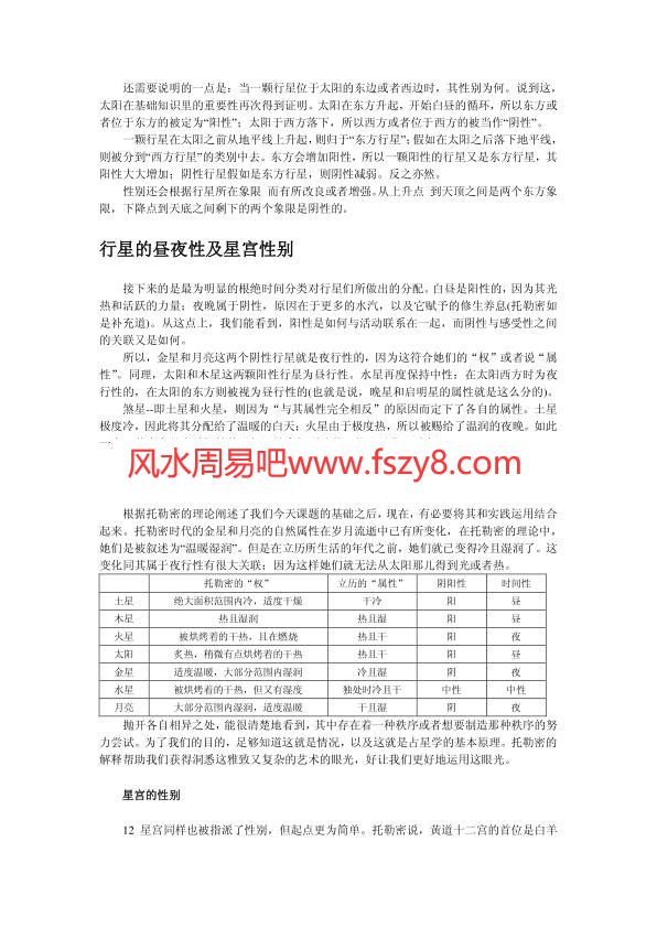 古典占星学教程PDF电子书籍37页 古典占星学教程书籍扫描(图2)