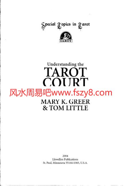 UnderstandingtheTarotCourt-EGPDF电子书籍277页 UnderstandingtheTarotCourt-EG书籍扫描(图3)