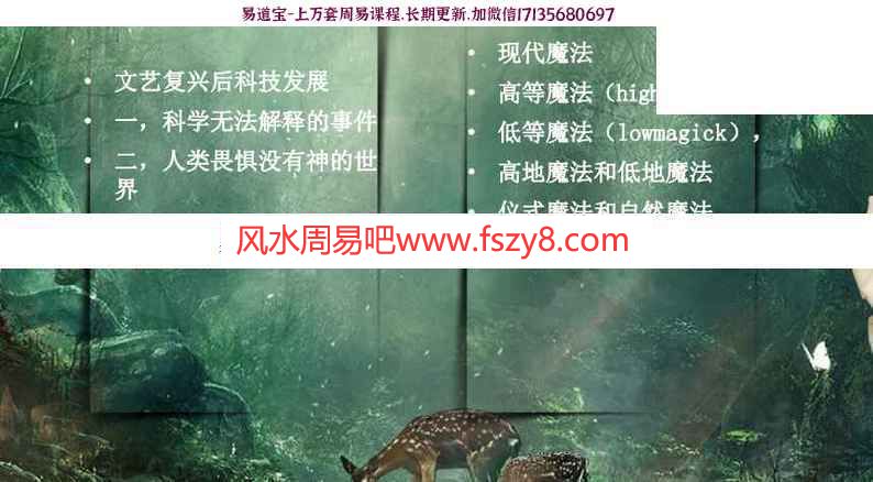 弥雅西方魔法教学课程下载 弥雅魔法课7课9集录像+讲义pdf(图14)