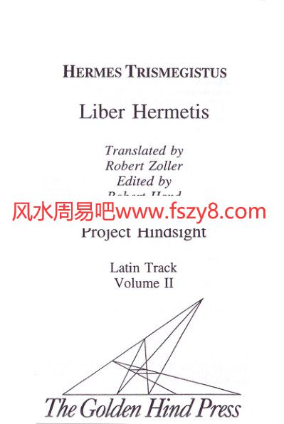 RobertZoller LiberHermetisPart1PDF电子书116页 RobertZoller LiberHermetisPart1电子书百度网盘下载(图2)