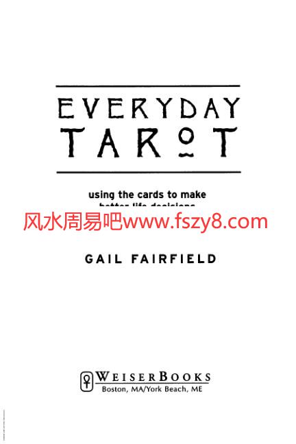 EveryDayTarotAChoiceCenteredBookPDF电子书籍165页 EveryDayTarotAChoiceCenteredBook书籍扫描(图4)