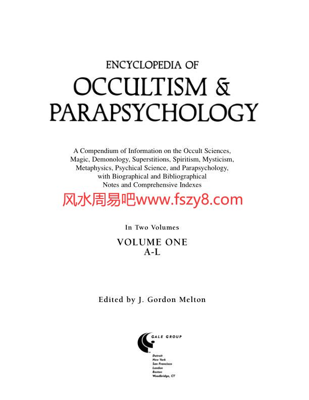 神秘学百科全书第一冊A-LPDF电子书籍952页 神秘学百科全书第一冊A-L书籍扫描(图1)