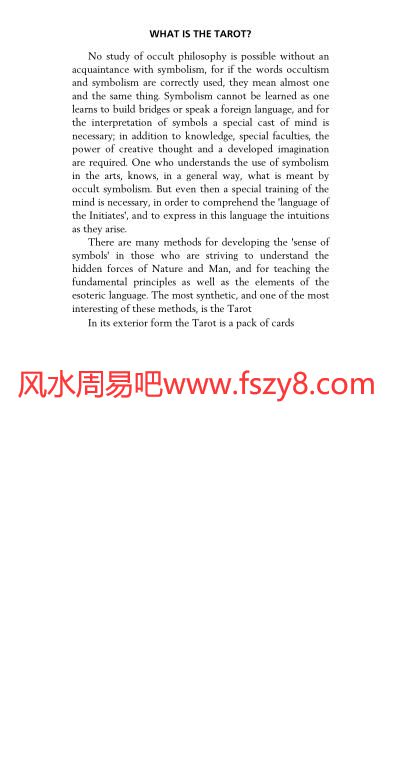 TheSymbolismoftheTarotPDF电子书籍60页 TheSymbolismoftheTarot书籍扫描(图2)