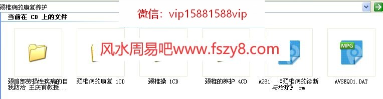 颈椎病诊断治疗法专辑 颈椎病康复养护操 推拿手法视频集锦 2.8G(图5)