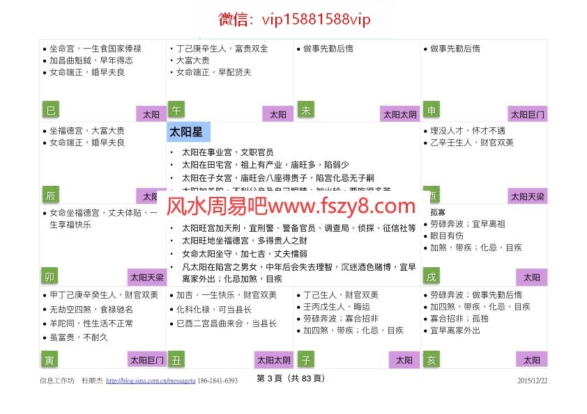 杜顺杰紫微斗数－讲义