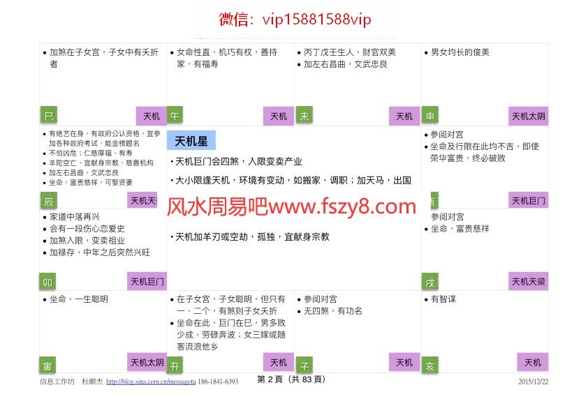 紫微斗数实例杜顺杰