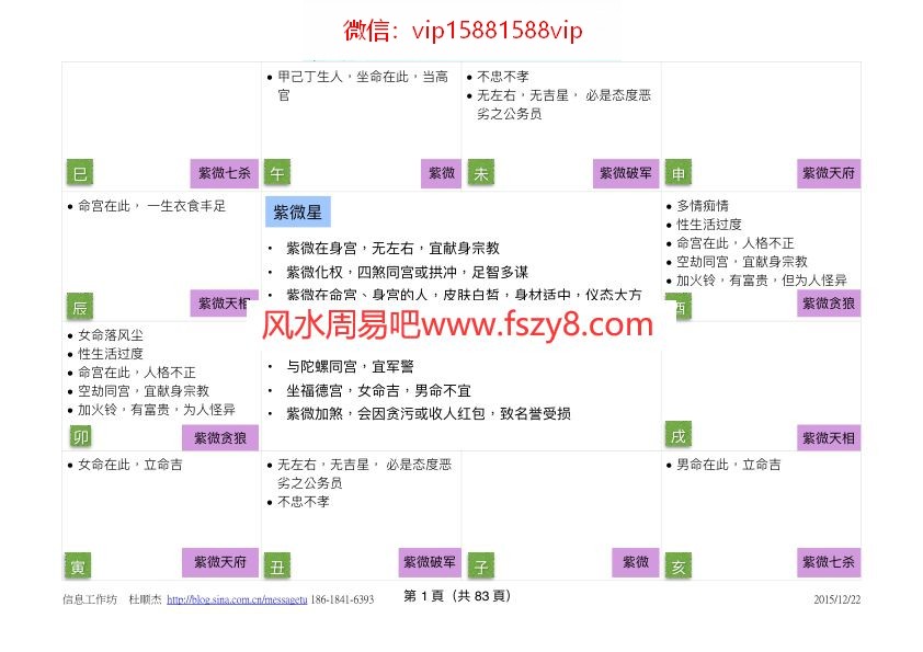 杜顺杰紫微斗数入门