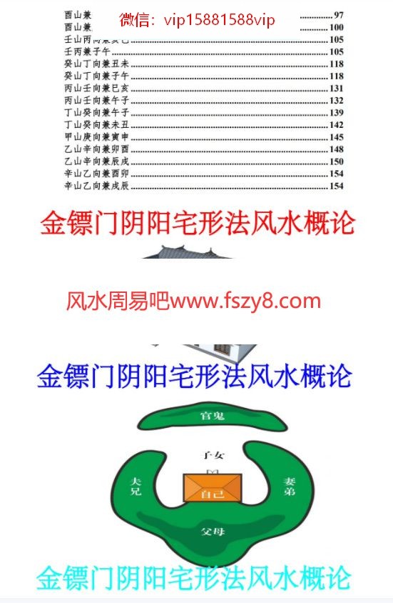 金镖门形法风水-阴阳宅