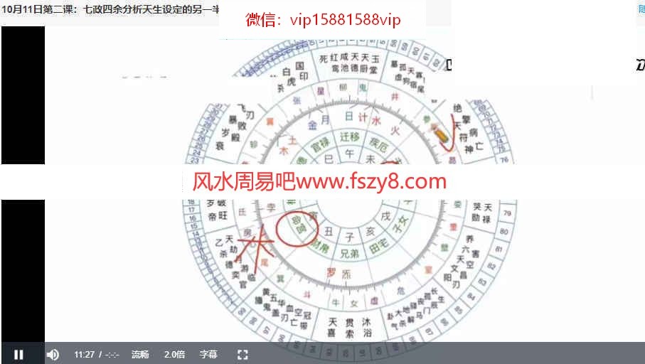 张琛平七政四余果老星宗课程录像7集百度云课程